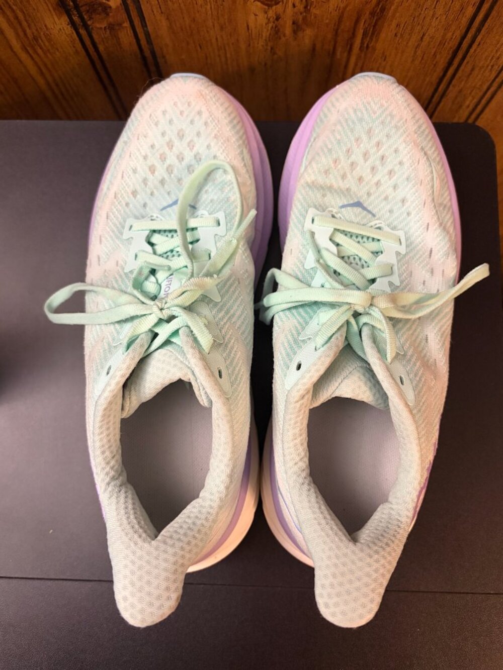 Hoka Clifton 9 Women's 8.5B Sunlit Ocean Lilac Mist Running Shoes FY1023J - Picture 4 of 6